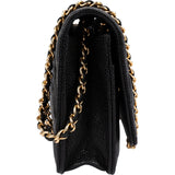 Chanel Quilted Caviar Leather Wallet On Chain Crossbody Bag