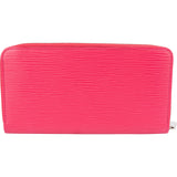 Louis Vuitton Pink Epi Leather Zippy Wallet