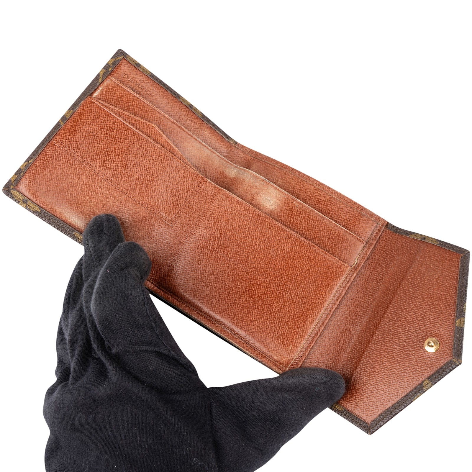 Louis Vuitton Monogram Canvas Elise Wallet - vintageandkickz