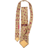 Hermès Grape Vine Printed Pattern Silk Tie Krawatte