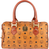 MCM Monogram Visetos Boston Handbag