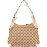 [🔄️B24 / F39] Gucci Monogram GG Canvas Abbey D-Ring Hobo Shoulder Bag - vintageandkickz