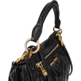 Miu Miu Matelassé Leather Coffer City Handbag