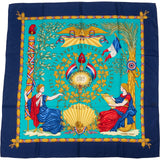 Hermès Liberté Égalité Fraternité Silk 90 Scarf Tuch