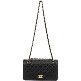 Chanel Quilted Lambskin Medium Double Flap Shoulder Bag