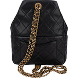 Chanel Quilted Caviar Leather Backpack Shoulder Bag