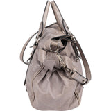 Miu Miu Grey Vitello Lux Bow Satchel Handbag