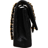 Chanel Quilted Lambskin 24K Gold Medium Double Flap Shoulder Bag