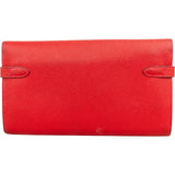 Hermès Rouge Epsom Leather Kelly Wallet
