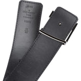 Louis Vuitton Monogram Eclipse Canvas Leather LV Initiales Reversible Belt (95/38) M9043