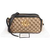 Gucci Monogram GG Canvas Marmont Medium Camera Crossbody Bag