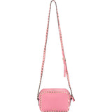 Valentino Garavani Leather Rockstud Camera Crossbody Bag