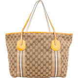 Gucci Monogram GG Canvas Jolie Tote Shopper Shoulder Bag