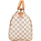 Louis Vuitton Monogram Damier Azur Speedy 30 Handbag