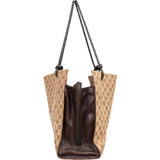 Gucci Monogram GG Canvas Braided Strap Shoulder Bag