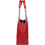 Chanel Quilted Caviar Leather Grand Shopping CC Shoulder Bag