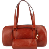 Louis Vuitton Kenyan Fawn Epi Leather Soufflot Handbag