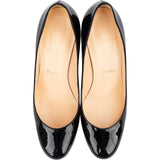 Christian Louboutin Simple Classic Black Patent Leather Pumps (37,5)