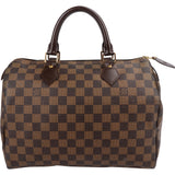 Louis Vuitton Monogram Damier Ebene Speedy 30 Handbag