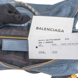Balenciaga Blue Leather City Handbag
