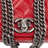 [🔄️B15 / F14] Chanel Quilted Calfskin Medium Boy Crossbody Bag - vintageandkickz