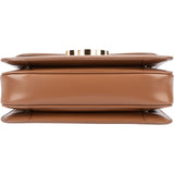 Celine Shiny Calfskin Leather Medium Triomphe Crossbody Bag
