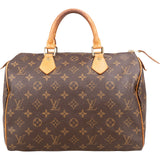 Louis Vuitton Monogram Canvas Speedy 30 Handbag