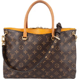 Louis Vuitton Monogram Canvas Pallas MM Handbag - vintageandkickz