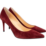 Christian Louboutin Weinrot Leather Suede Kate Pumps Shoes (35,5)
