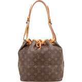 Louis Vuitton Monogram Canvas Sac Noé Petit Shoulder Bag