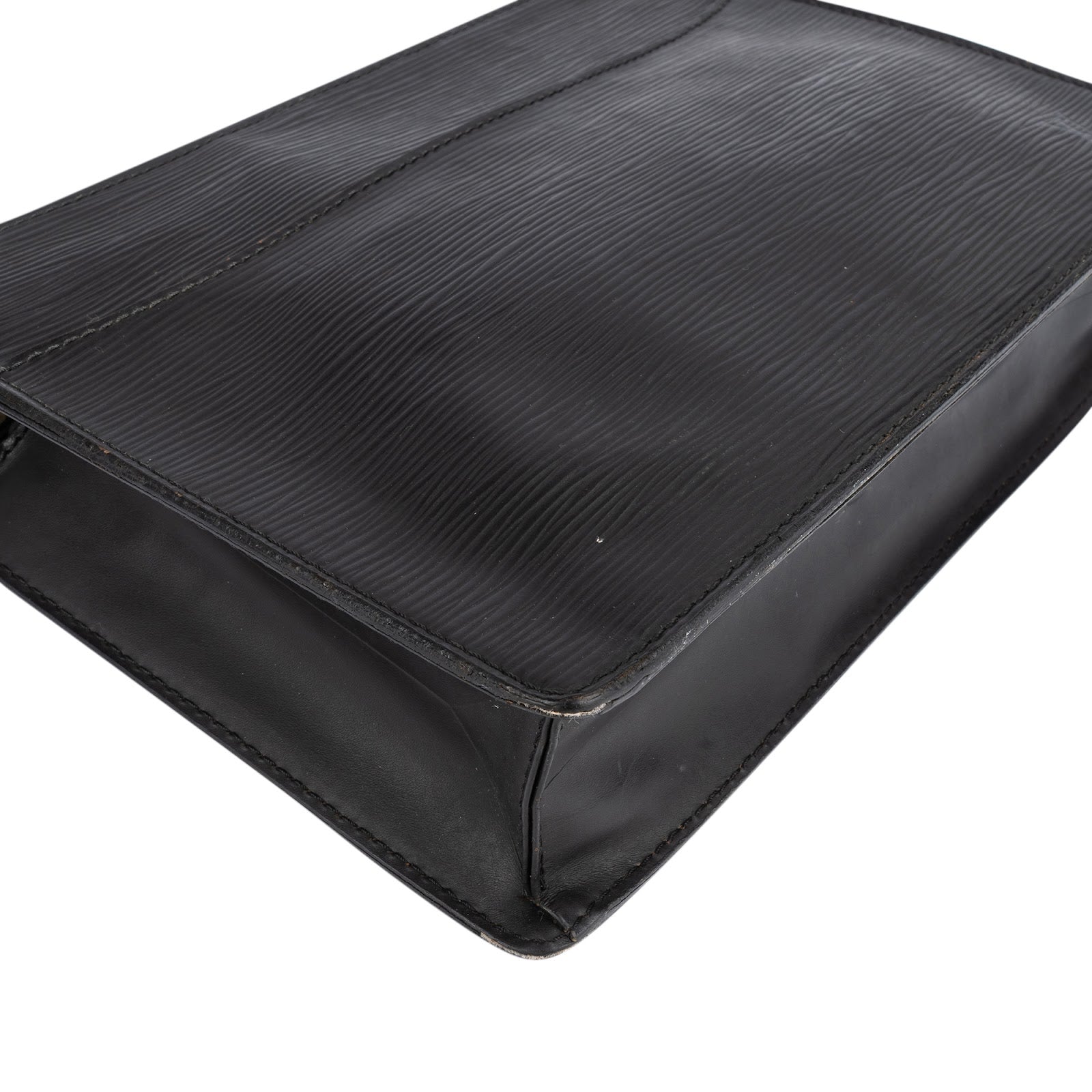 Louis Vuitton Noir Epi Leather Pochette Homme Clutch - vintageandkickz