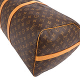 Louis Vuitton Monogram Canvas Keepall 55 Bandoulière Travel Bag