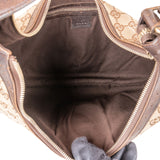 Gucci Monogram GG Canvas Britt Hobo Shoulder Bag