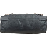 Balenciaga Dark Grey Arena Leather Classic City Handbag