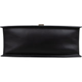 Gucci Black Leather Sylvie Large Top Handle Handbag