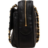 Chanel Quilted Lambskin 24K Gold Camera Shoulder Bag