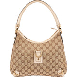 Gucci Monogram GG Canvas Abbey D-Ring Hobo Shoulder Bag