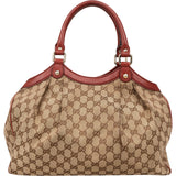 Gucci Monogram GG Sukey Handbag - vintageandkickz