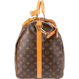 Louis Vuitton Monogram Canvas Keepall 60 Bandoulière Travel Bag