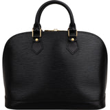 Louis Vuitton Noir Epi Leather Alma PM Handbag