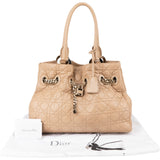 Christian Dior Quilted Lambskin Cannage Chri Chri Tote Handbag