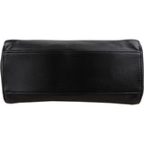 Fendi Black Leather Peekaboo Mini Handbag