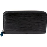 Louis Vuitton Noir Epi Electric Leather Zippy Wallet
