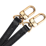 Louis Vuitton Noir Leather Adjustable Bags Strap