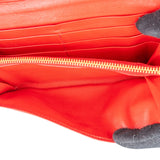 Prada Leather Face Continental Wallet