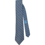 Hermès Horsebit Striped Pattern Silk Tie Krawatte