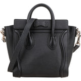 Céline Grained Calfskin Luggage Crossbody Handbag