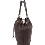 Yves Saint Laurent Leather Y-Mail Drawstring Tote Shoulder Bag