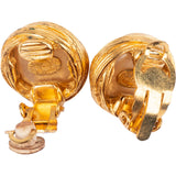 Chanel Vintage CC Pearl 1996 Clip-On Earrings Clips