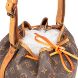Louis Vuitton Monogram Canvas Sac Noé Petit Shoulder Bag